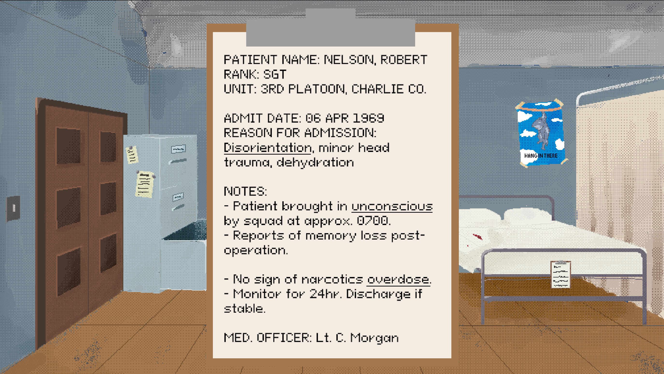 The Medical Tent With Clipboard