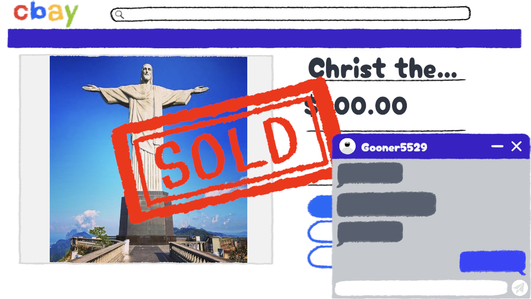 Jesus Statue Listing 